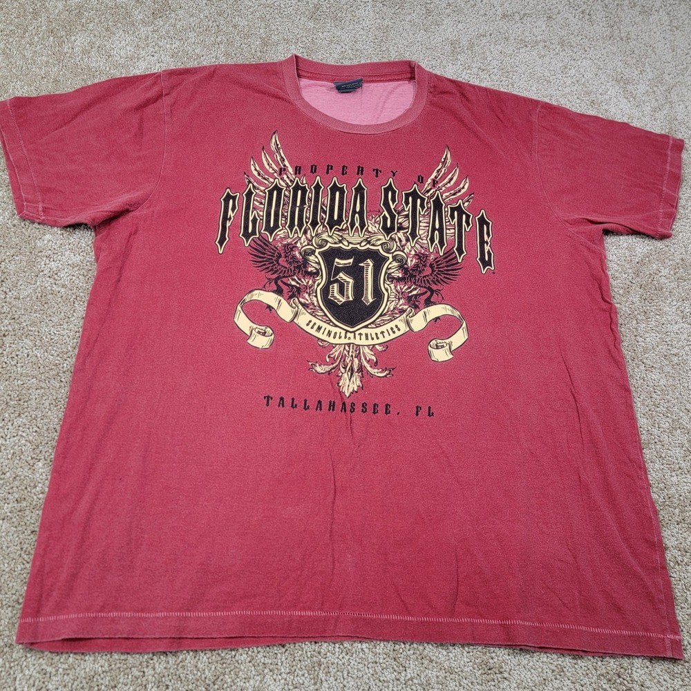 Florida State Seminoles Camp David T Shirt Mens 2XL Tallahassee FL